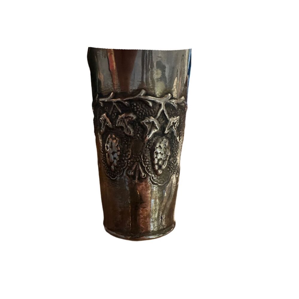 1920’s WMF Style Silver Plated Beaker With Grape and Vine Motiff - Picture 3 of 6